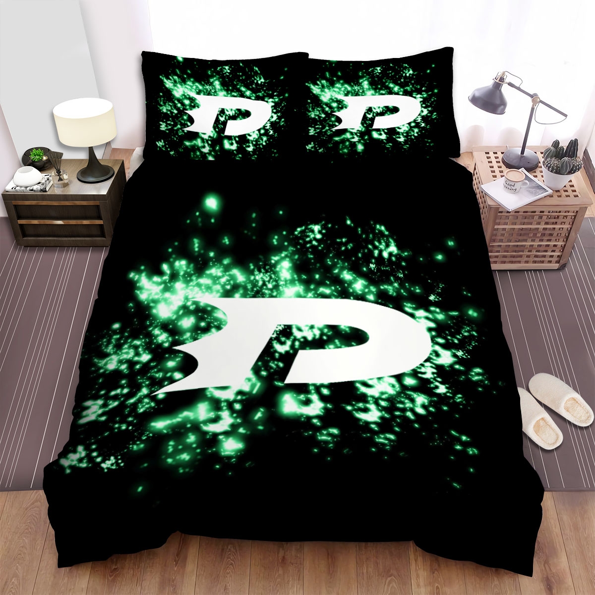 Danny Phantom Logo Bed Sheets Spread Duvet Cover Bedding Set - Unique Anime Apparel for Fans