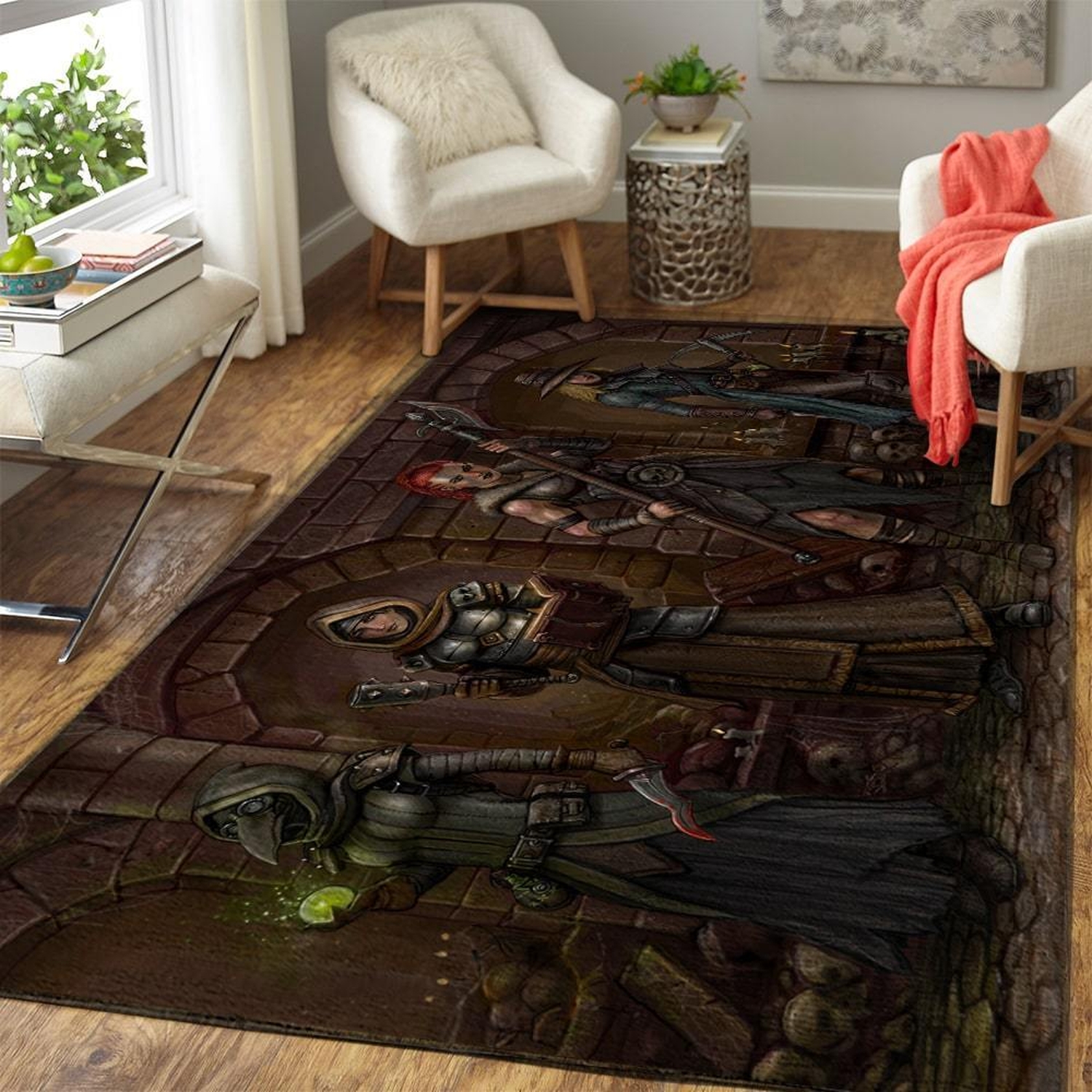 Darkest Dungeon Area Rug - Unique Anime Apparel for Fans
