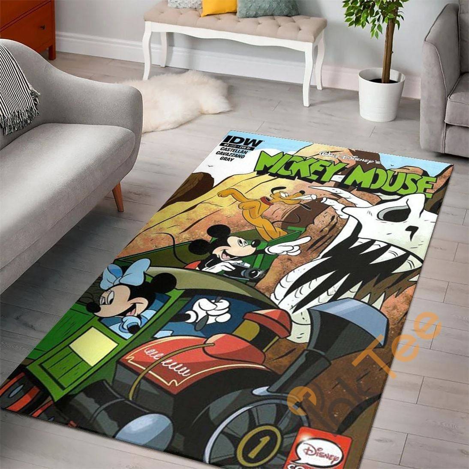 Darkwing Duck Disney Mickey Hugs Minnie I Love You To Lover Movies Rug - Unique Anime Apparel for Fans