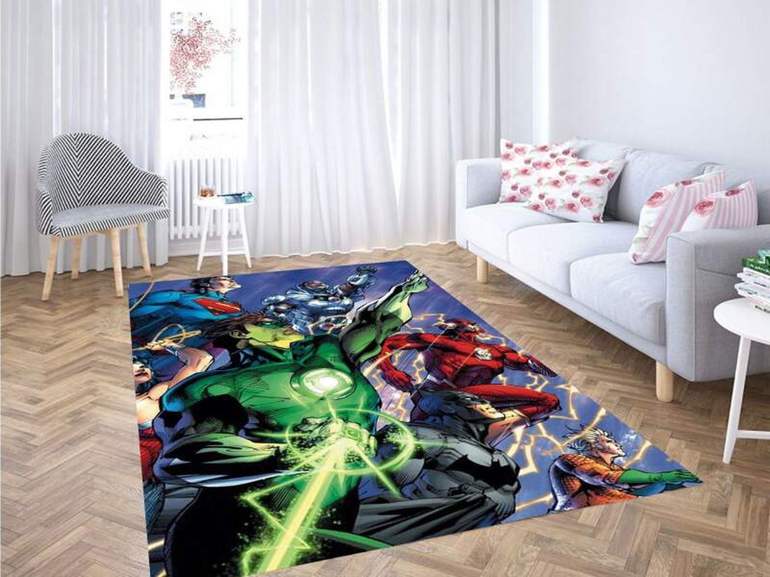 Dc Comics Character Carpet Rug - Unique Anime Apparel for Fans