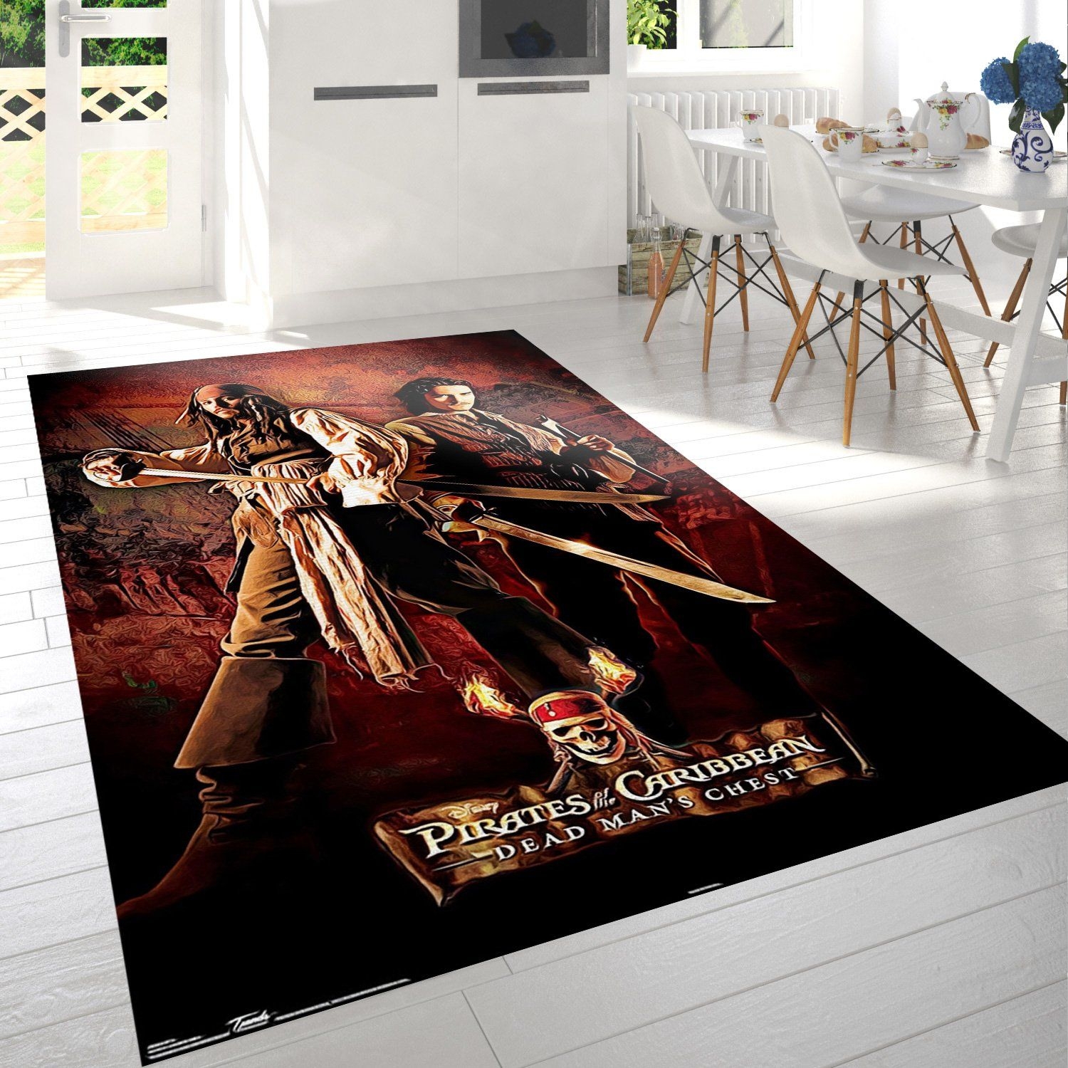 Dead Man's Chest Rug - Unique Anime Apparel for Fans