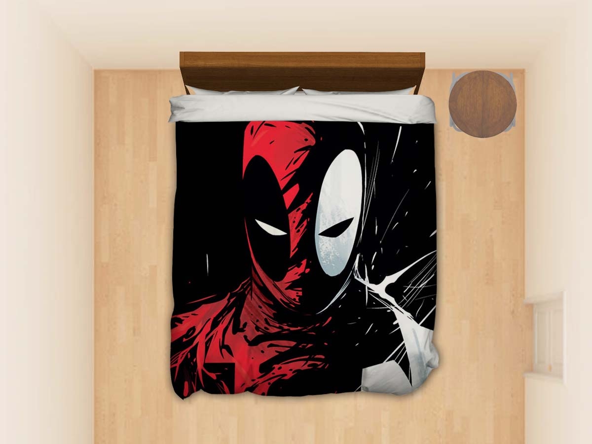 Deadpool Avengers Duvet Cover Bedding Set - Unique Anime Apparel for Fans