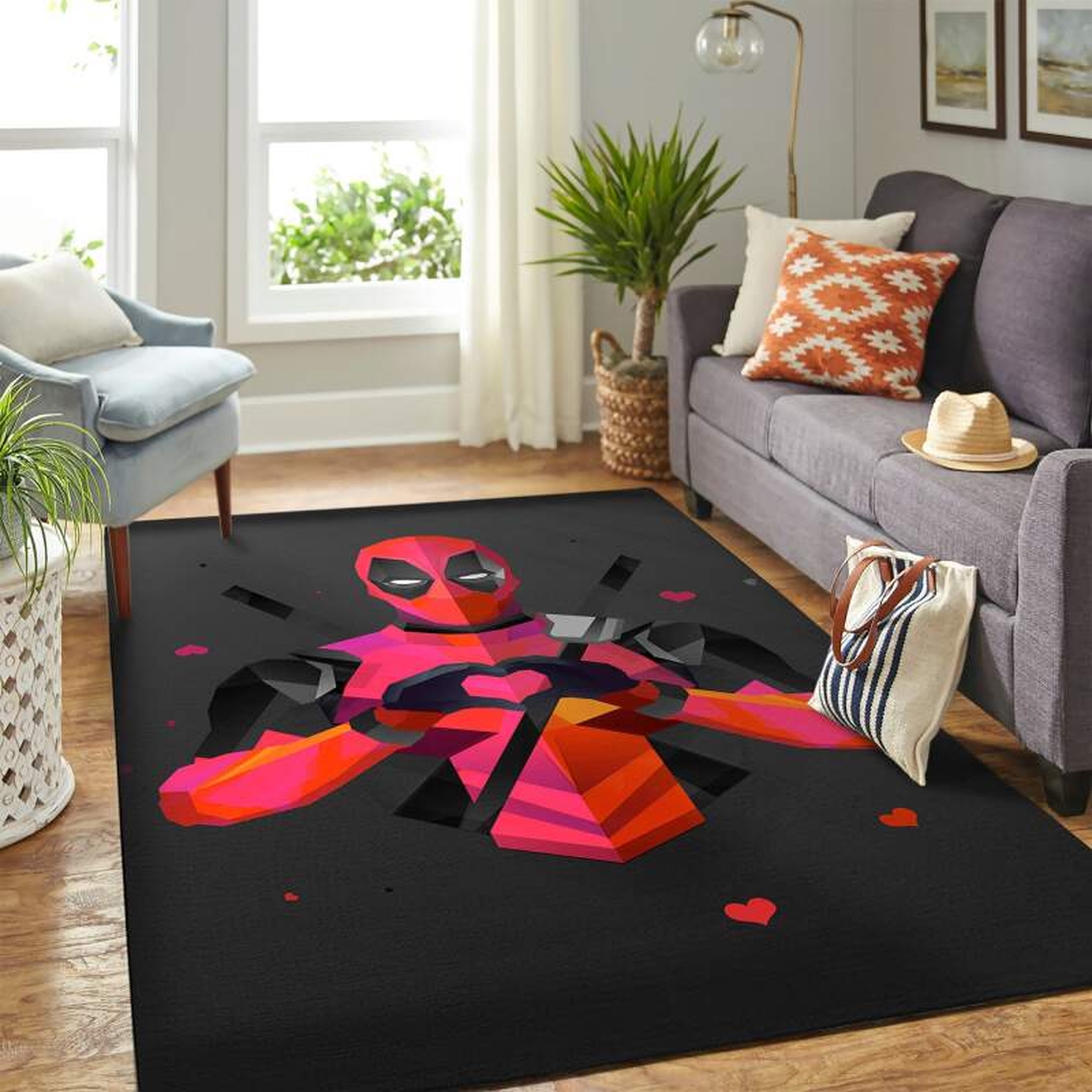 Deadpool Carpet Floor Area Rug - Unique Anime Apparel for Fans