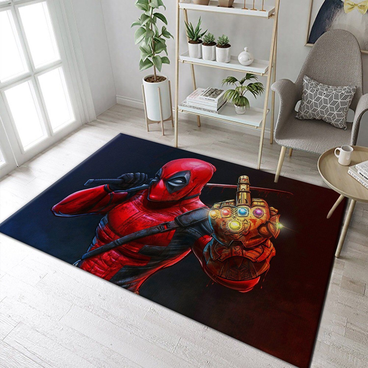Deadpool Marvel Rug - Unique Anime Apparel for Fans