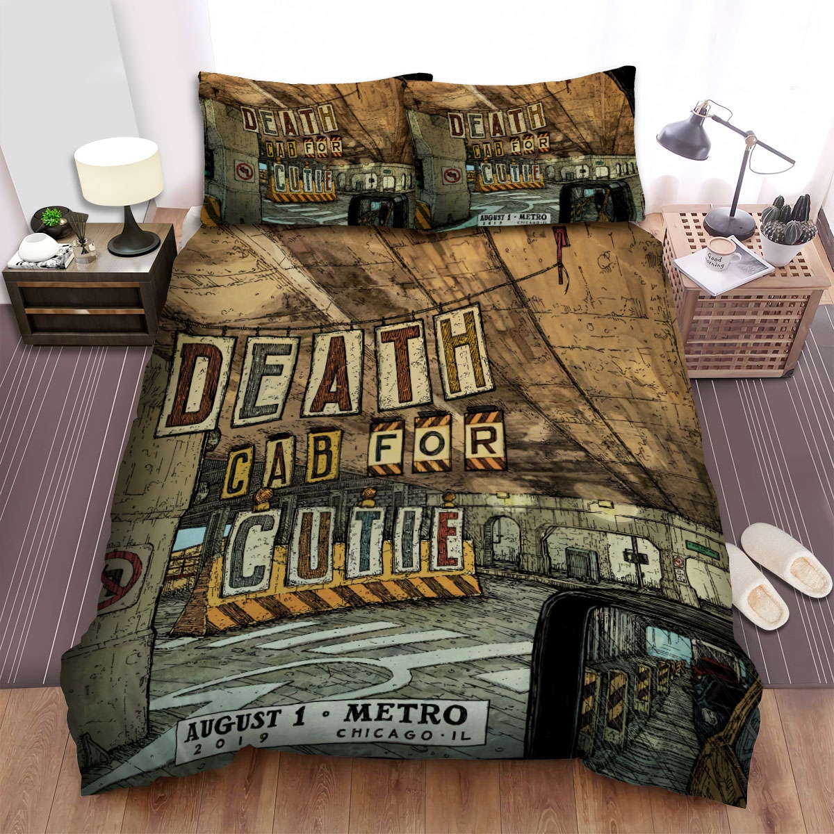 Death Cab For Cutie Bed Sheets Spread Duvet Cover Bedding Set - Unique Anime Apparel for Fans