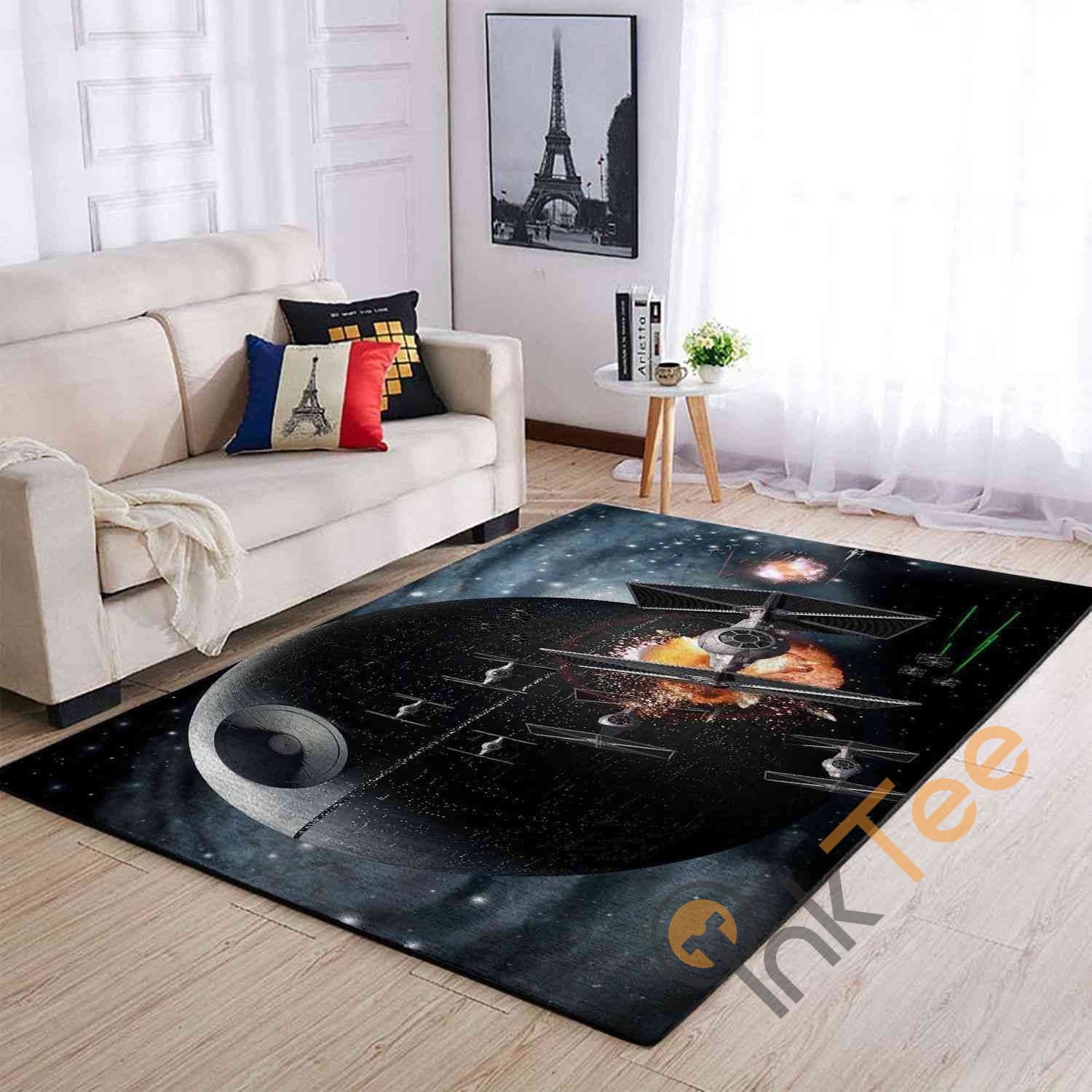 Death Star Area Rug - Unique Anime Apparel for Fans
