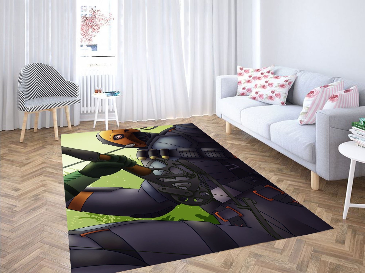 Deathstroke Dc Carpet Rug - Unique Anime Apparel for Fans