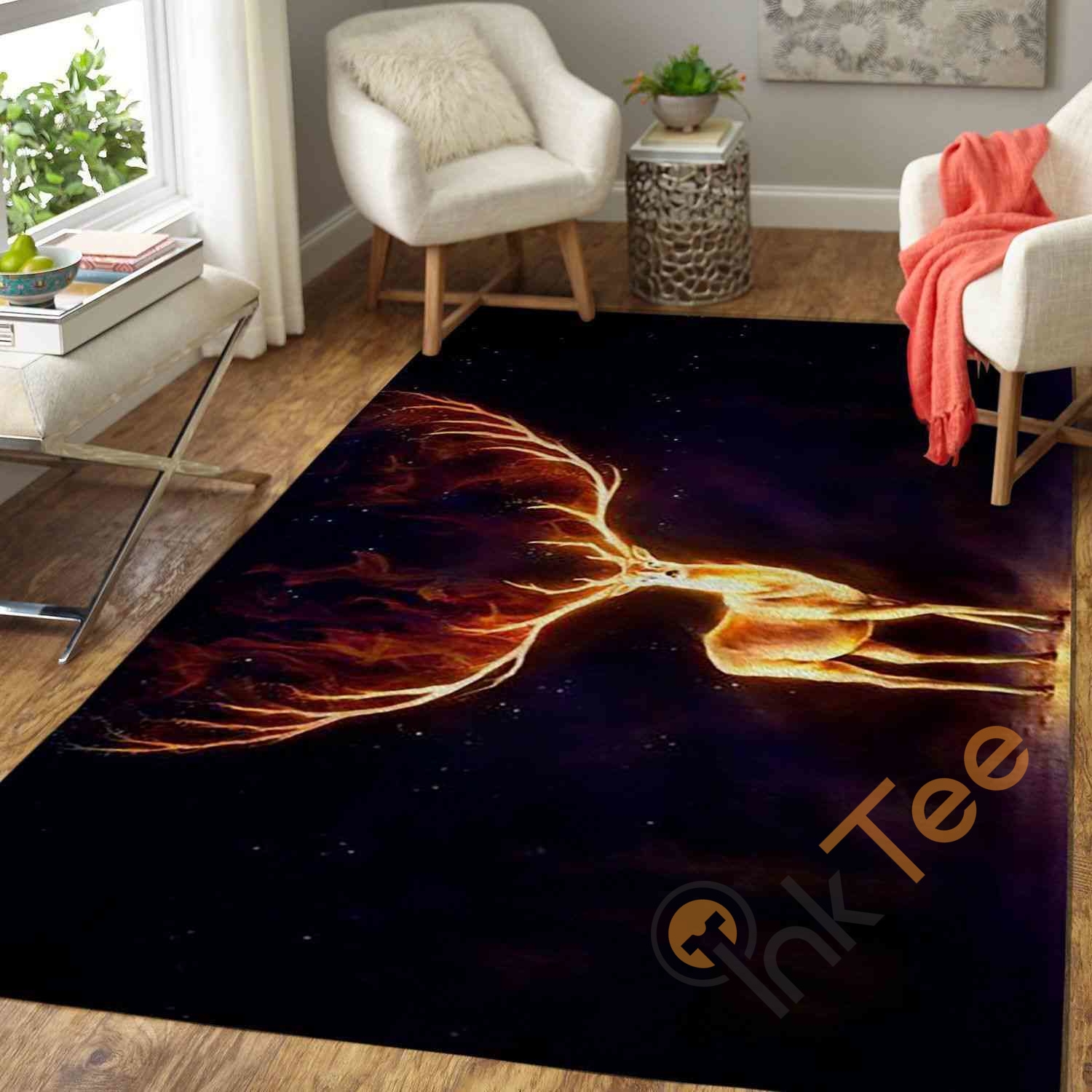 Deer Area Rug - Unique Anime Apparel for Fans