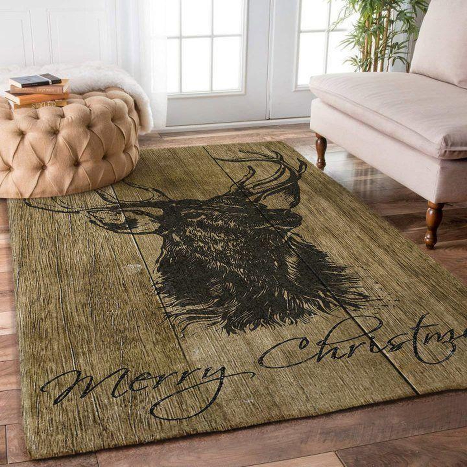 Deer Christmas Limited Edition Rug - Unique Anime Apparel for Fans