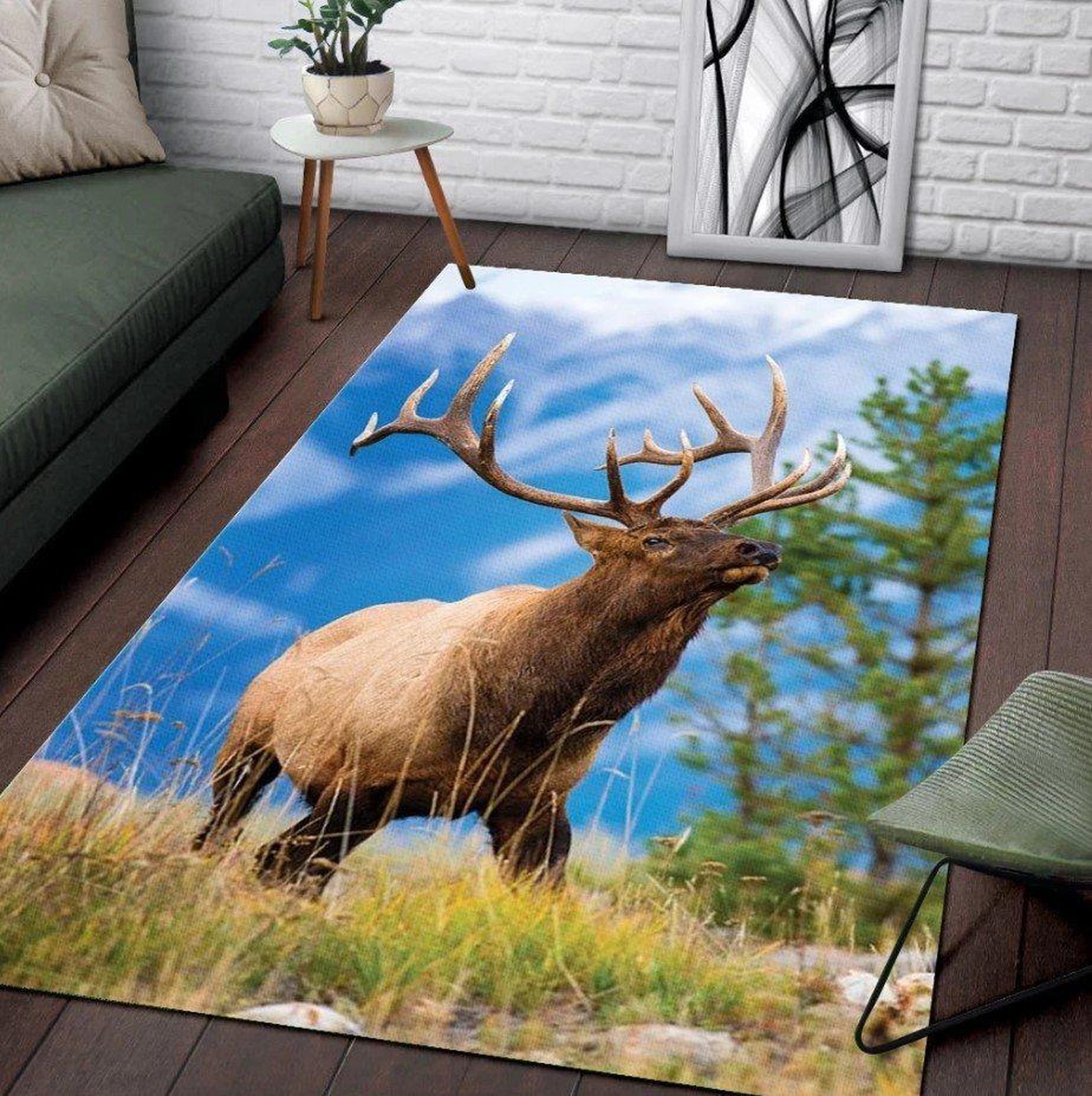 Deer Hunting Limited Edition Rug - Unique Anime Apparel for Fans
