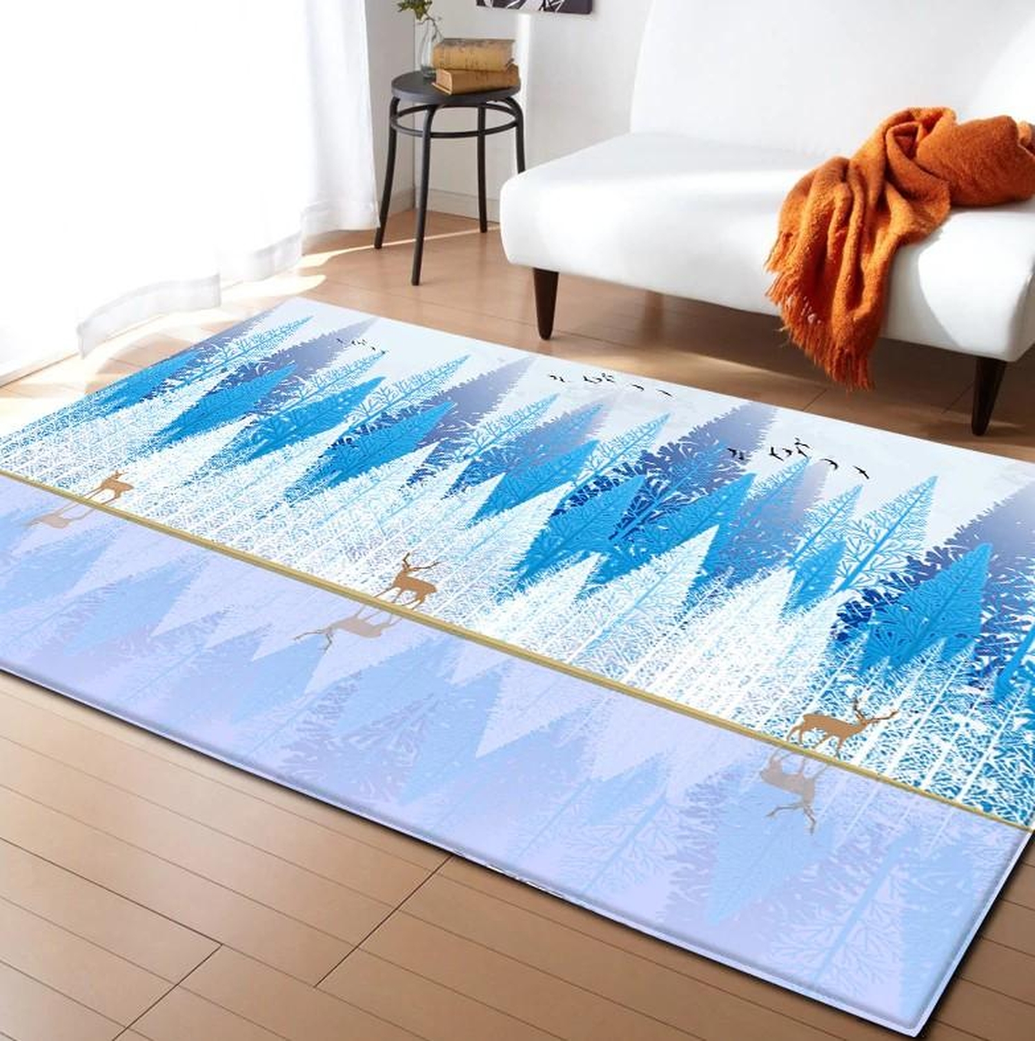 Deer Mountain Limited Edition Rug - Unique Anime Apparel for Fans