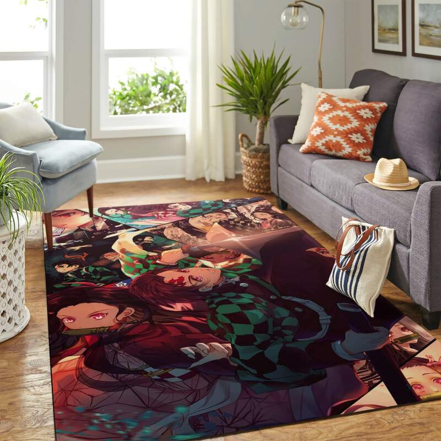Demon Slayer Carpet Rug - Unique Anime Apparel for Fans