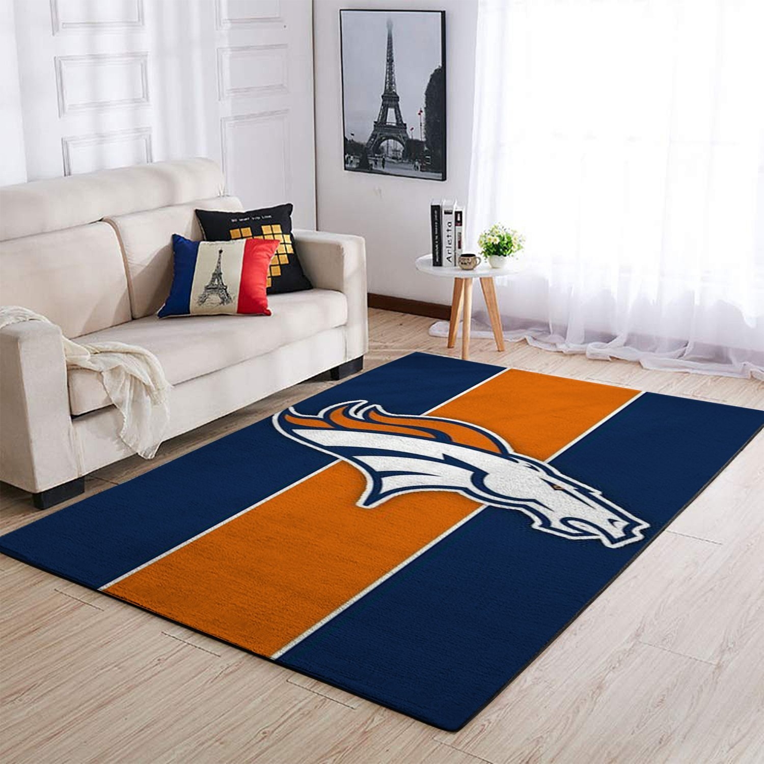 Denver Broncos Area Limited Edition Rug - Unique Anime Apparel for Fans