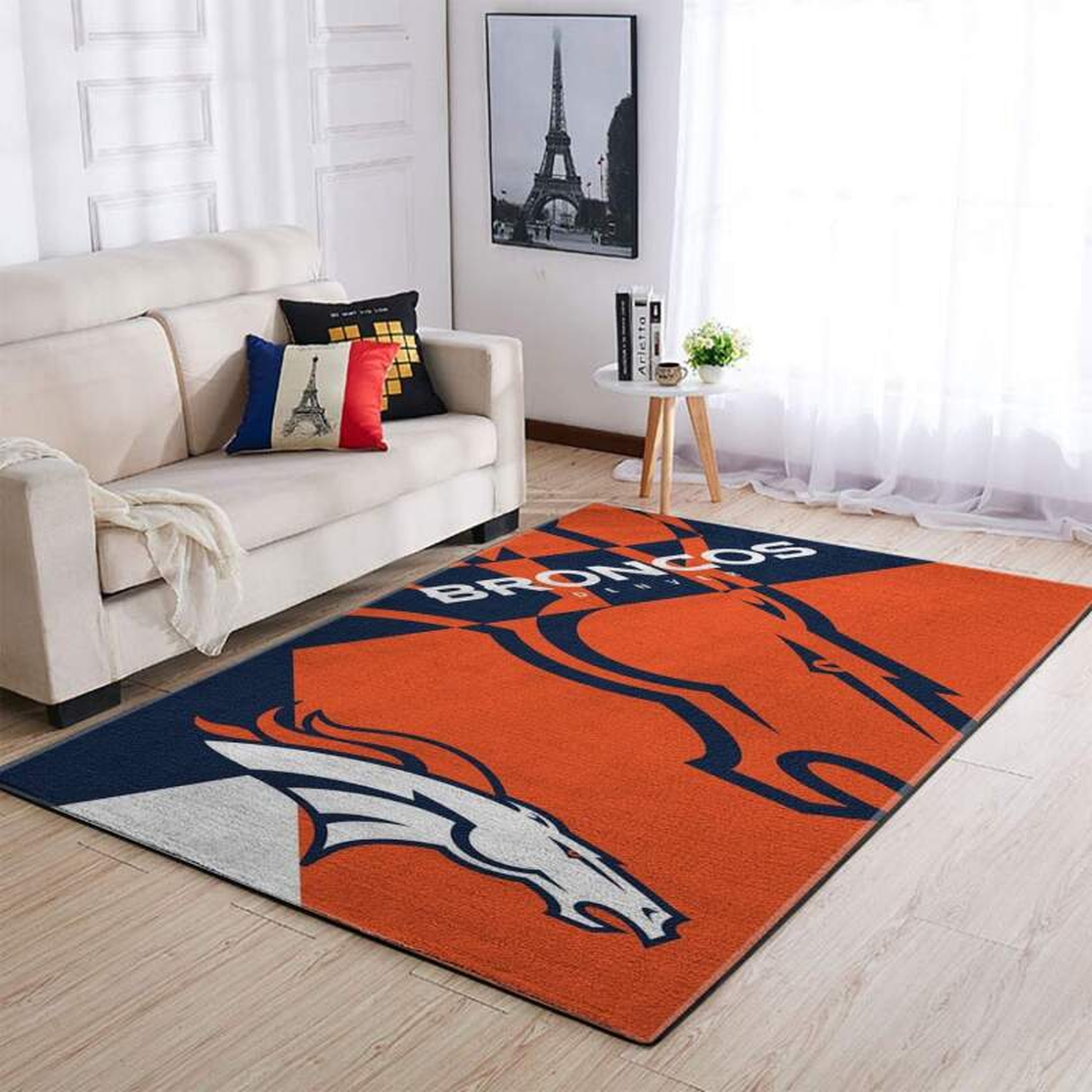 Denver Broncos Limited Edition Rug - Unique Anime Apparel for Fans