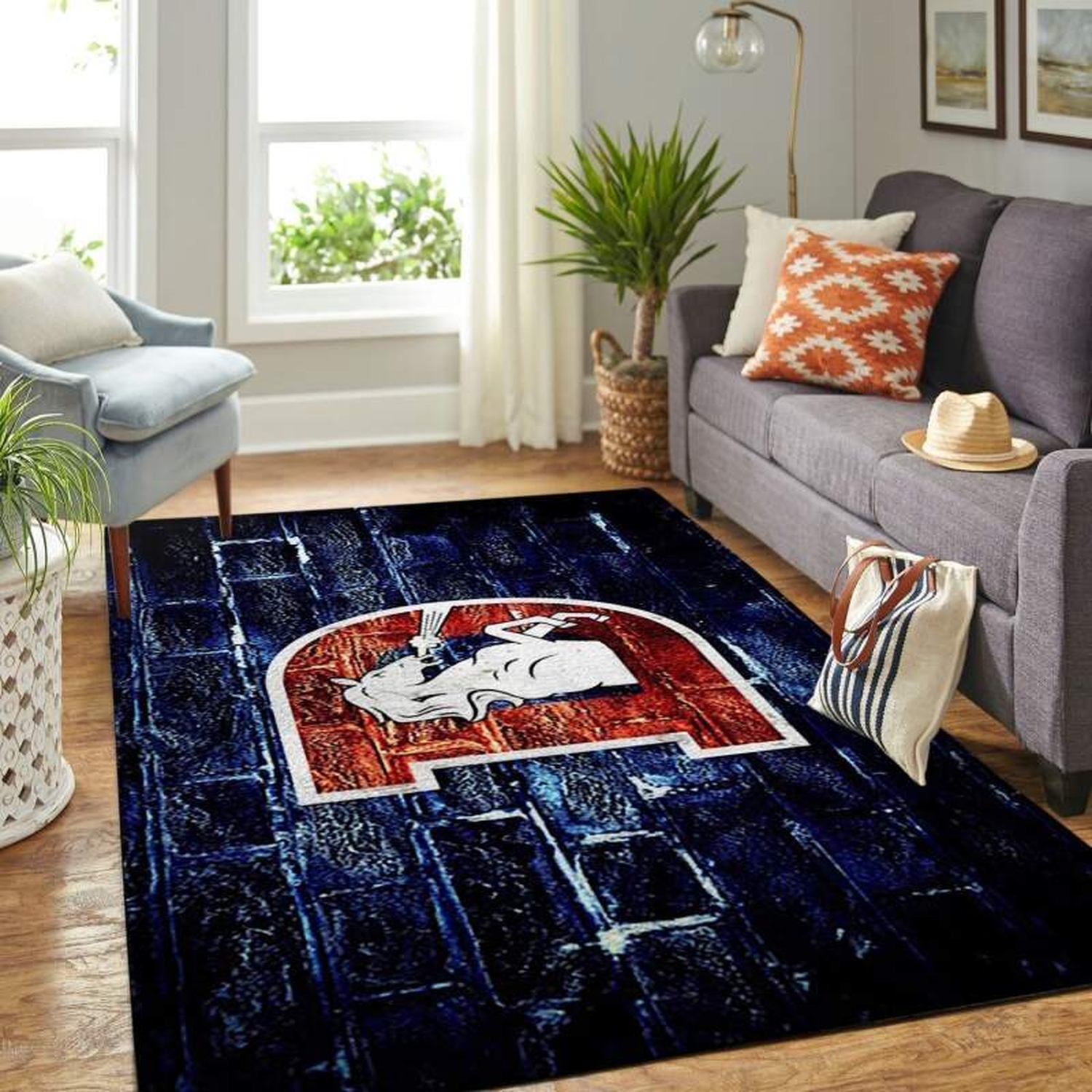 Denver Broncos Living Room Area Rug - Unique Anime Apparel for Fans
