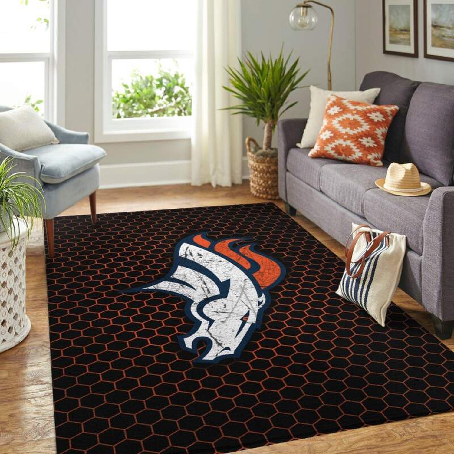 Denver Broncos Nfl Limited Edition Rug - Unique Anime Apparel for Fans