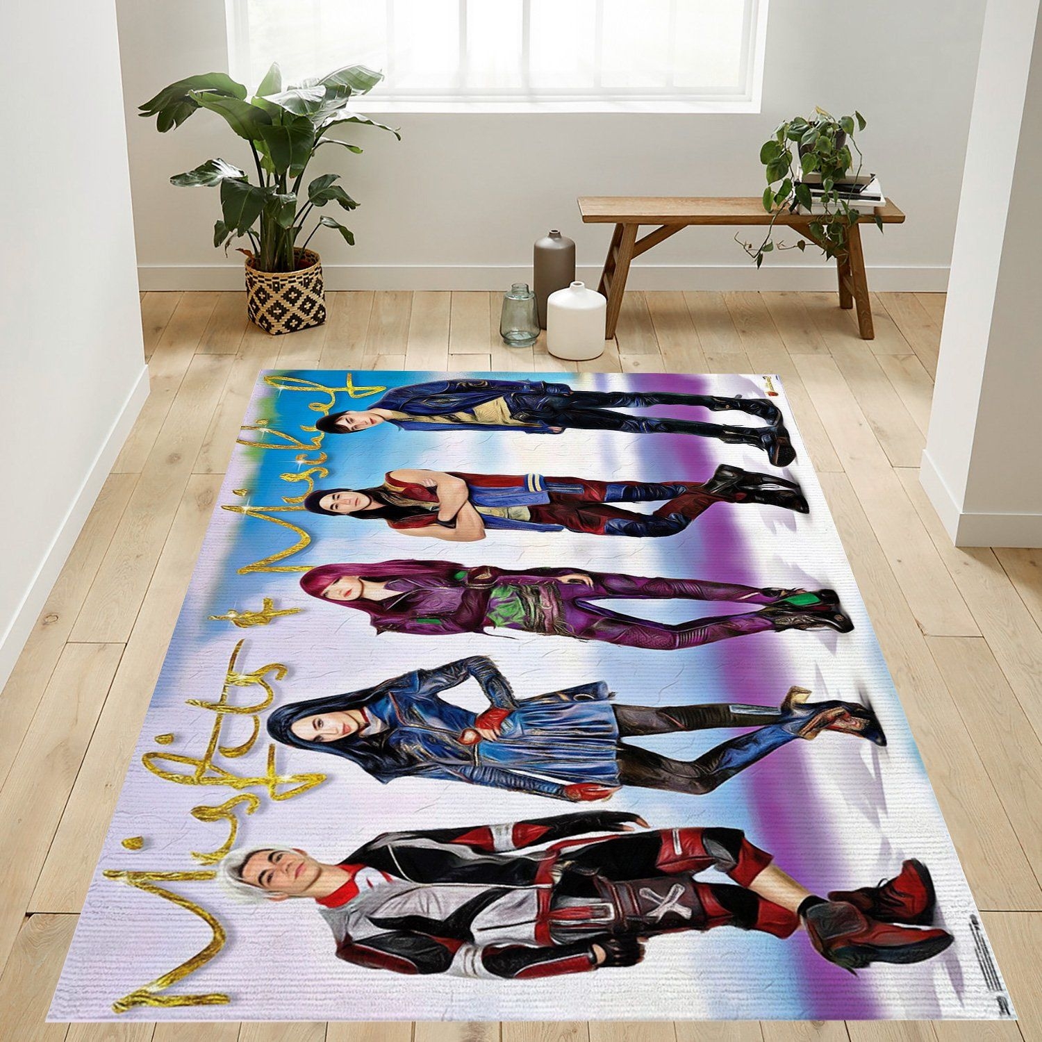 Descendants Characters Rug - Unique Anime Apparel for Fans
