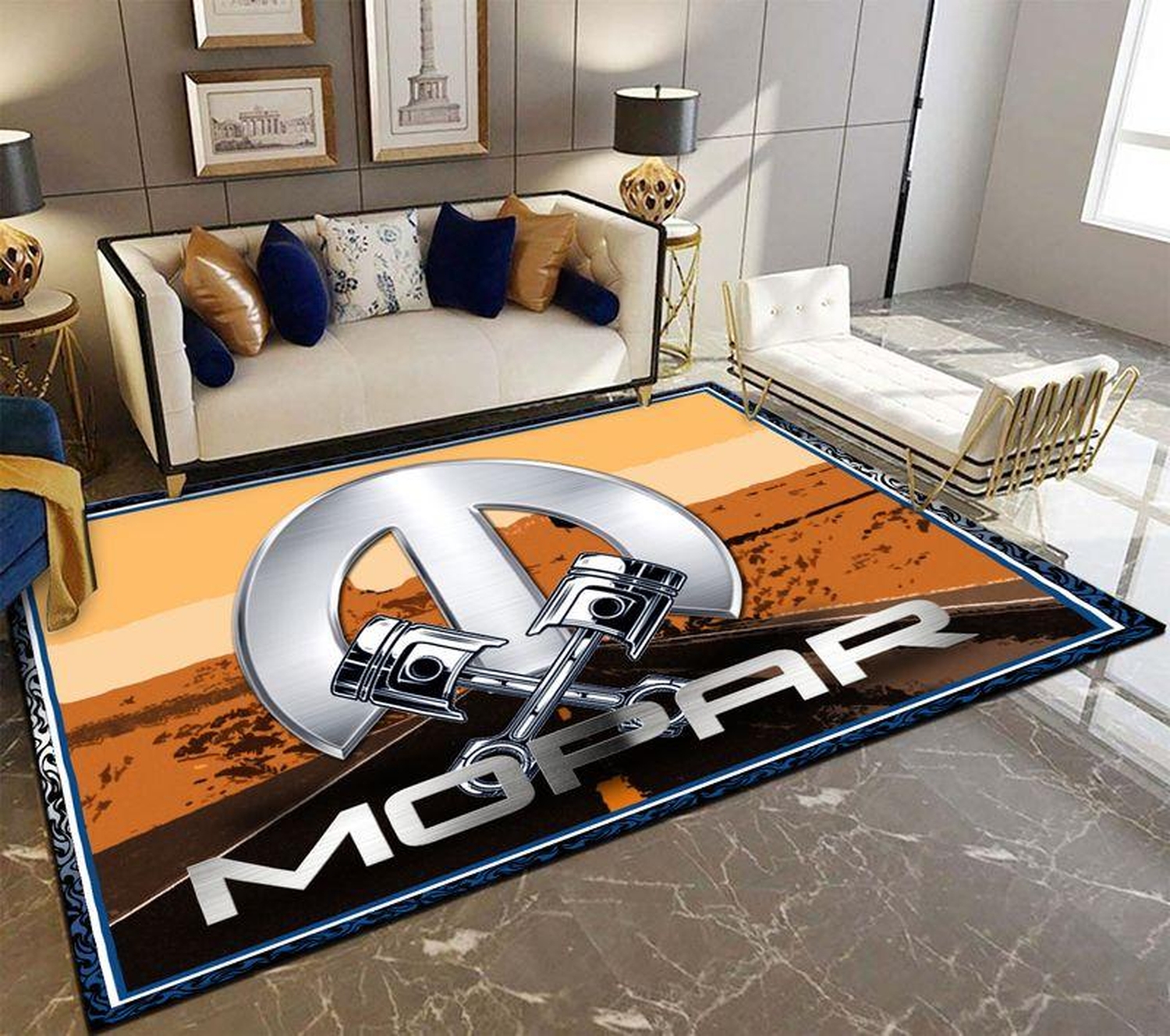 Diqr1003 Mopar Limited Edition Rug - Unique Anime Apparel for Fans