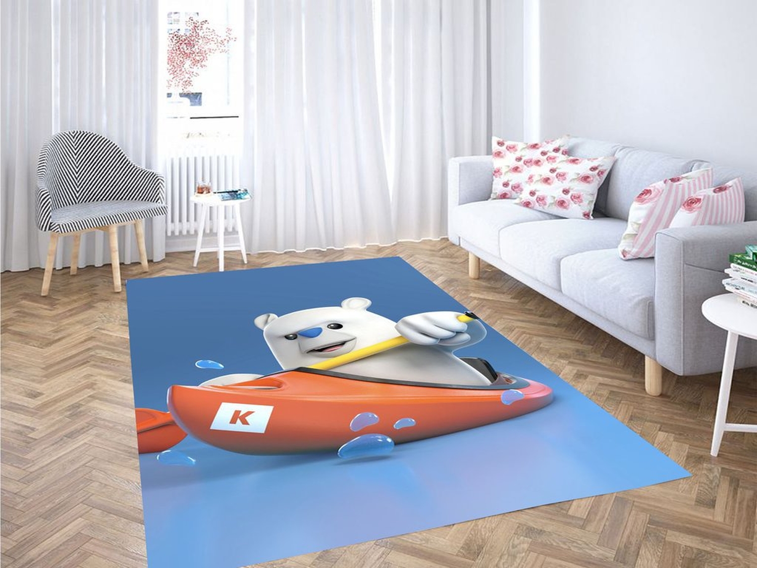 Disney 3d Character Living Room Modern Carpet Rug - Unique Anime Apparel for Fans