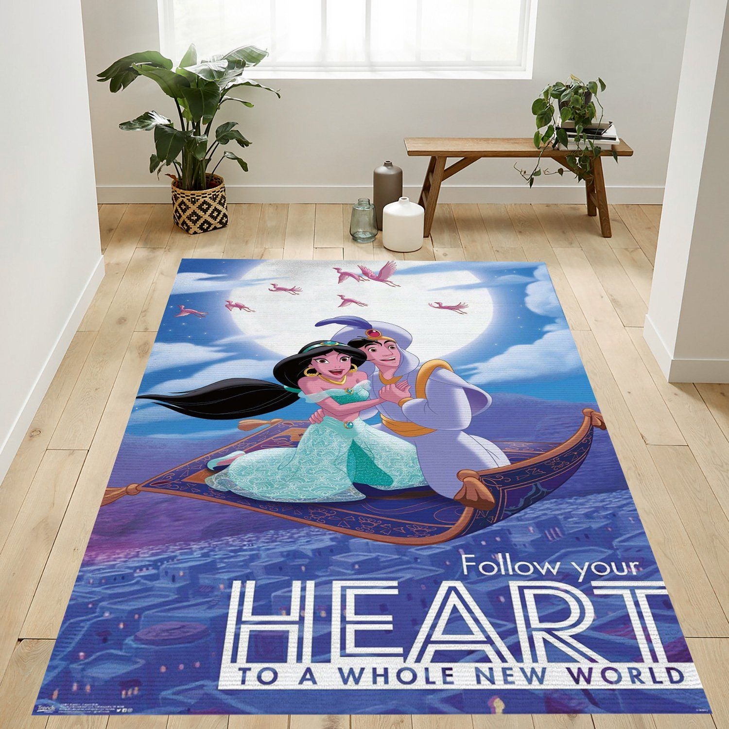 Disney Aladdin Carpet – Custom Size And Printing - Unique Anime Apparel for Fans