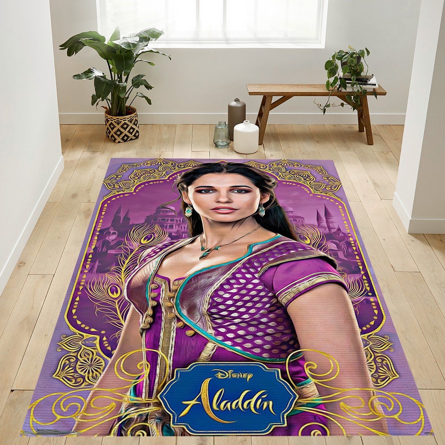 Disney Aladdin Jasmine Rug - Unique Anime Apparel for Fans