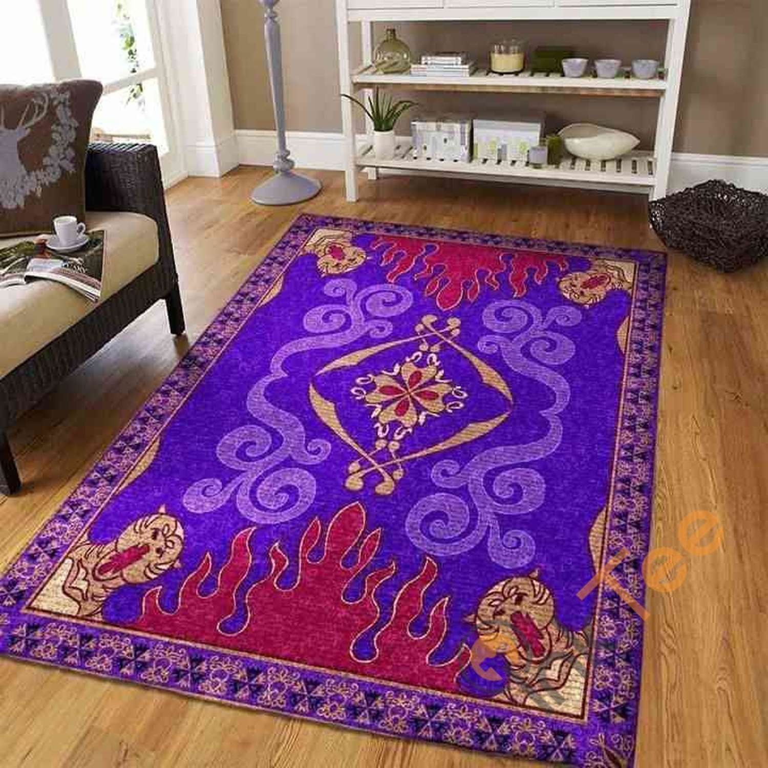 Disney Aladdin's Magic Carpet Area Rug - Unique Anime Apparel for Fans