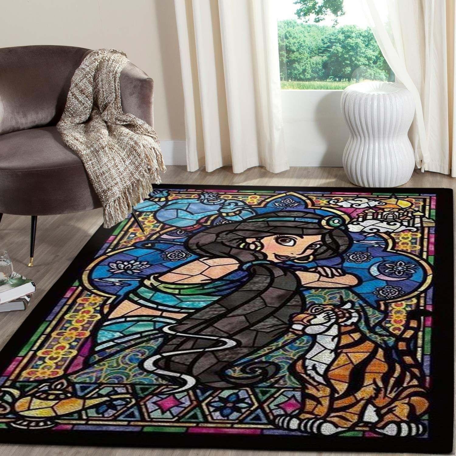 Disney Aladin Princess Jasmine Area Rug - Unique Anime Apparel for Fans