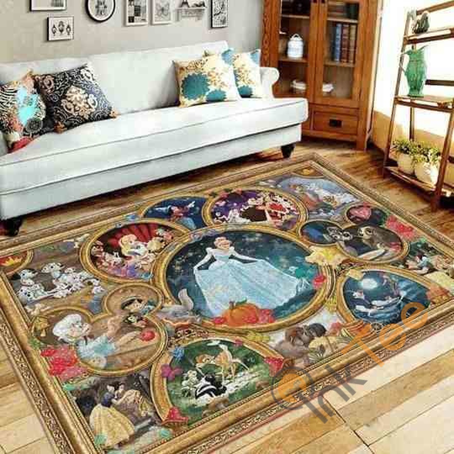 Disney Characters Area Rug - Unique Anime Apparel for Fans