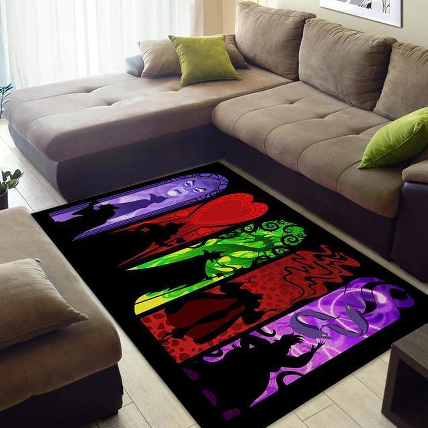 Disney Evil Rug - Unique Anime Apparel for Fans