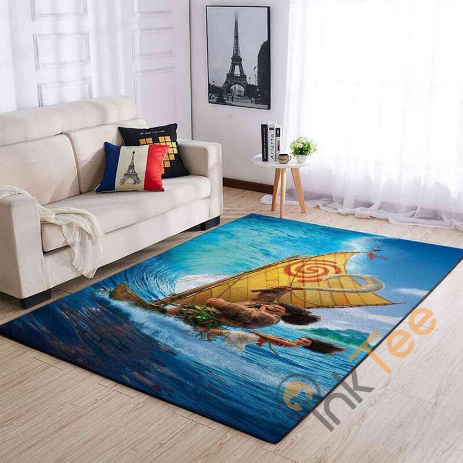 Disney Moana Poster Area Rug - Unique Anime Apparel for Fans