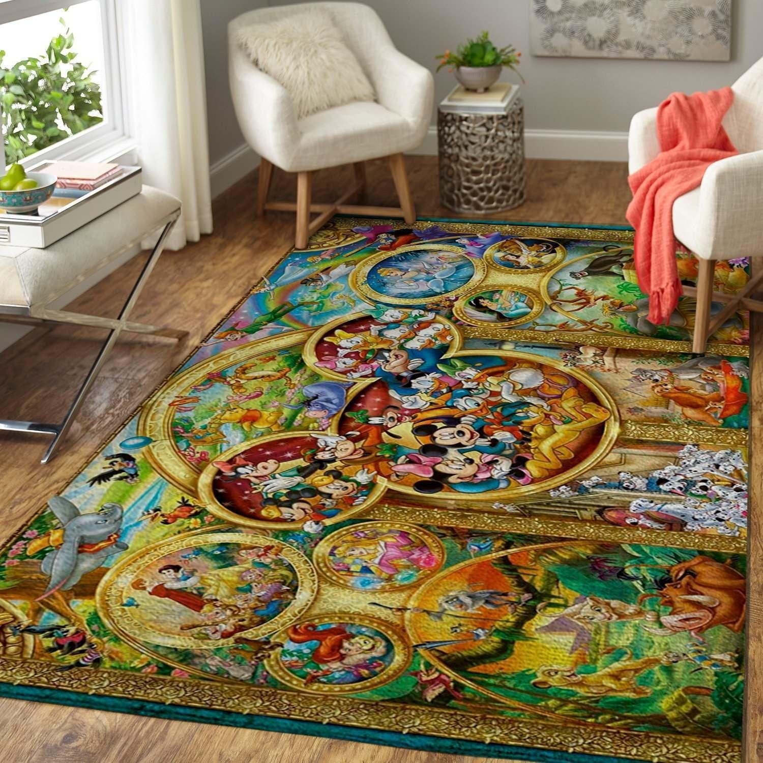 Disney Movie Fans Area Rug - Unique Anime Apparel for Fans