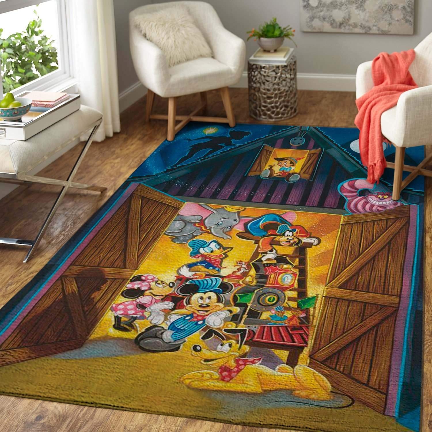Disney Movie Fans Mickey Mouse Area Limited Edition Rug - Unique Anime Apparel for Fans