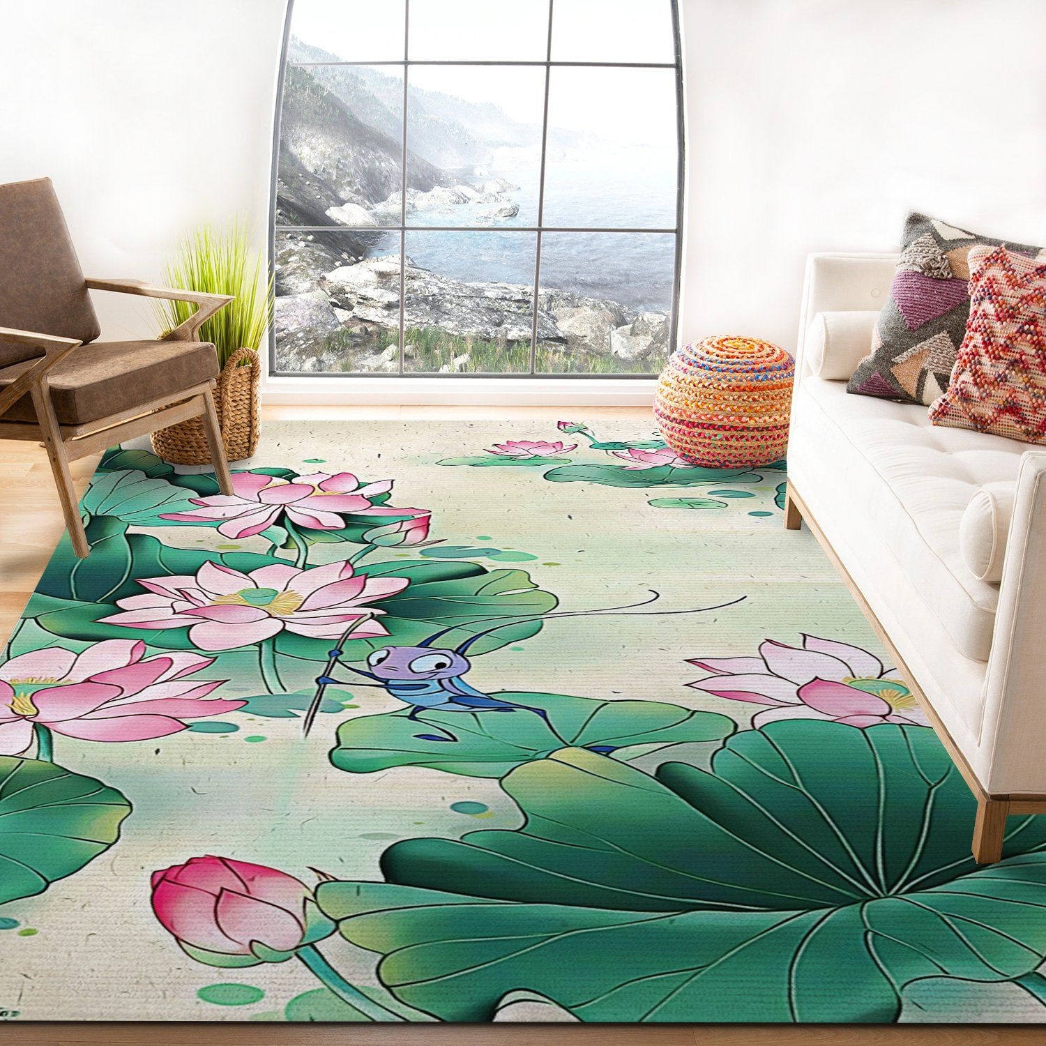 Disney Mulan Lily Rug - Unique Anime Apparel for Fans