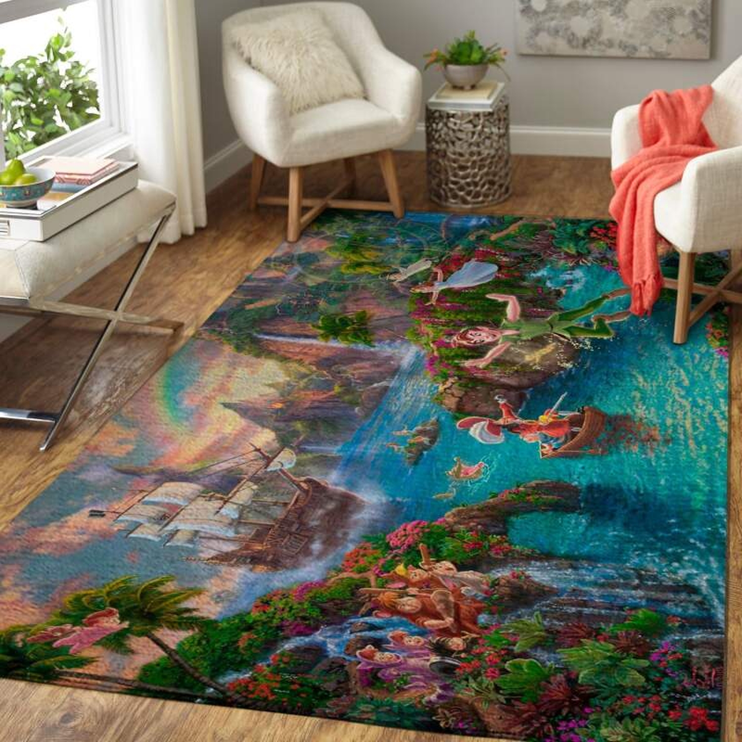 Disney Peter Pan Area Limited Edition Rug - Unique Anime Apparel for Fans