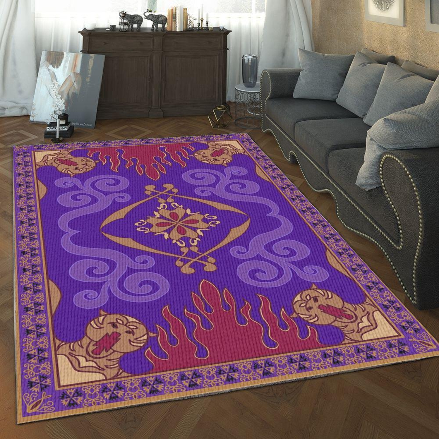 Disney's Aladdin Magic Carpet Rug - Unique Anime Apparel for Fans