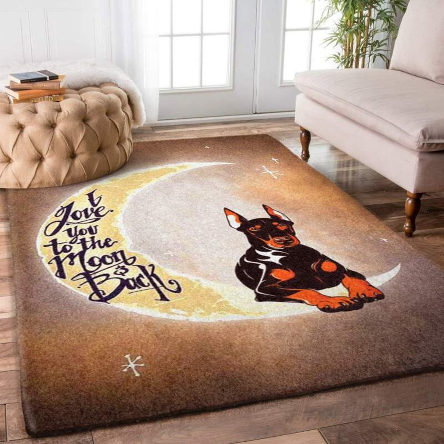 Dobermann Limited Edition Rug - Unique Anime Apparel for Fans
