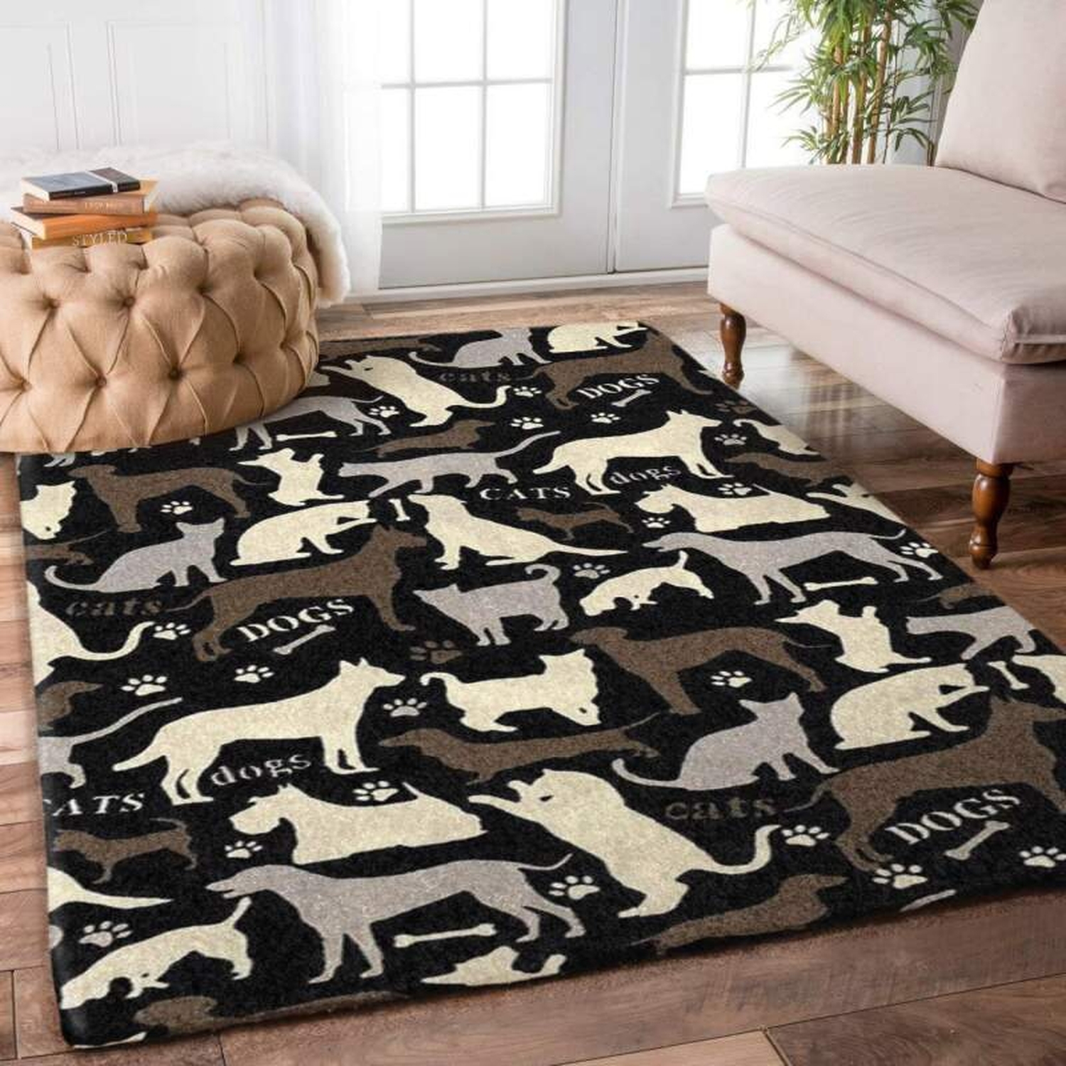 Dog And Cat Limited Edition Rug - Unique Anime Apparel for Fans