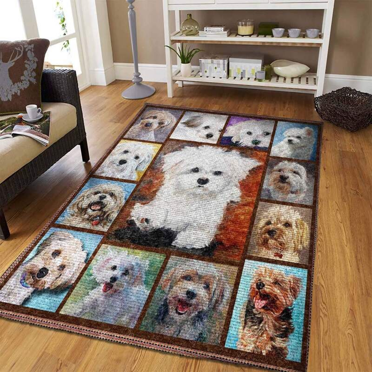Dog Maltese Limited Edition Rug - Unique Anime Apparel for Fans