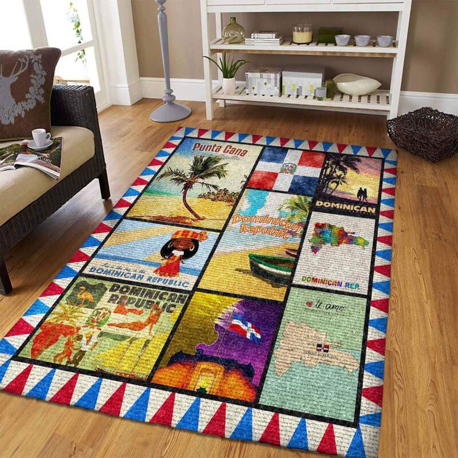 Dominican Republic Limited Edition Rug - Unique Anime Apparel for Fans
