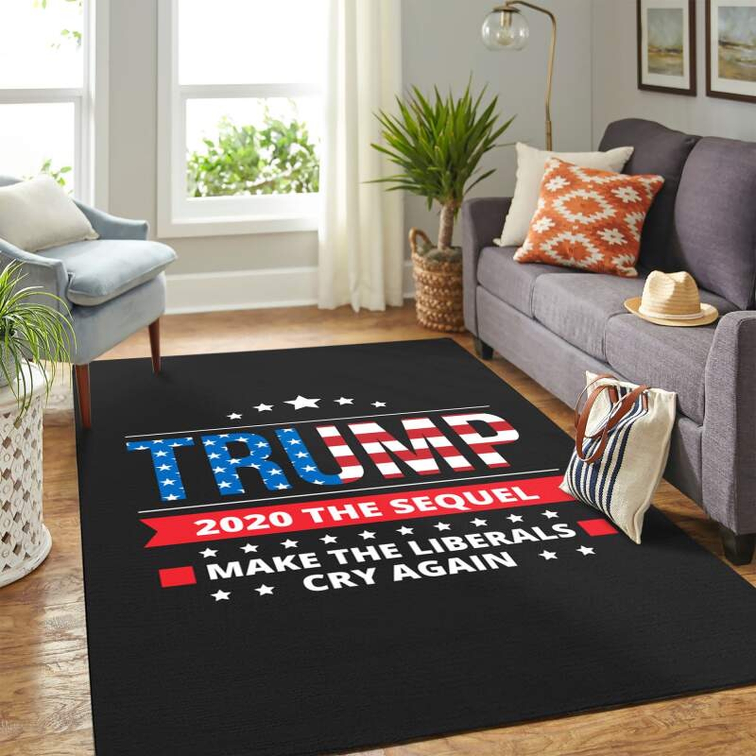 Donal Trump Typo Carpet Floor Area Rug - Unique Anime Apparel for Fans