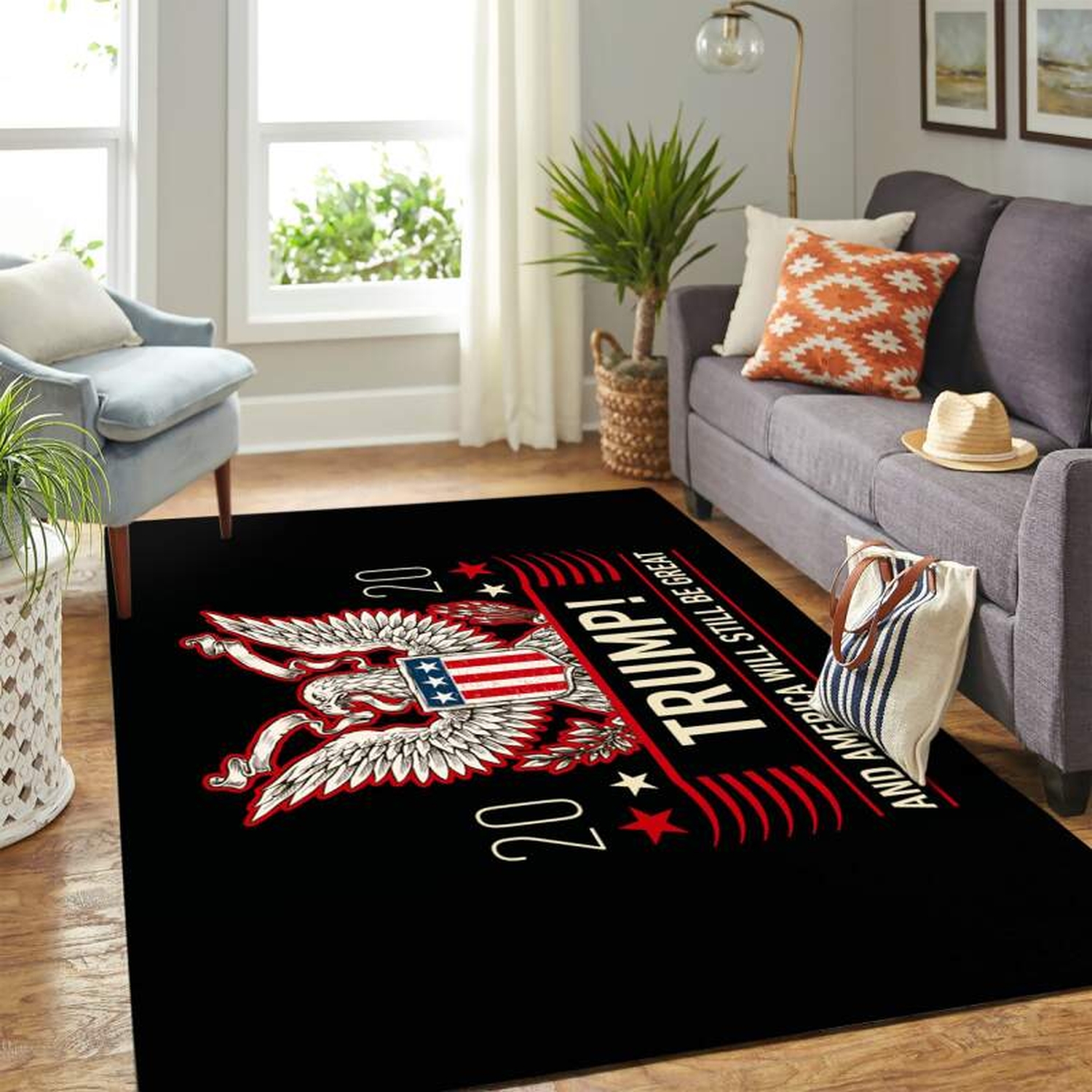 Donald Trump Campaign And America Will Still Be Great Carpet Floor Area Rug - Unique Anime Apparel for Fans