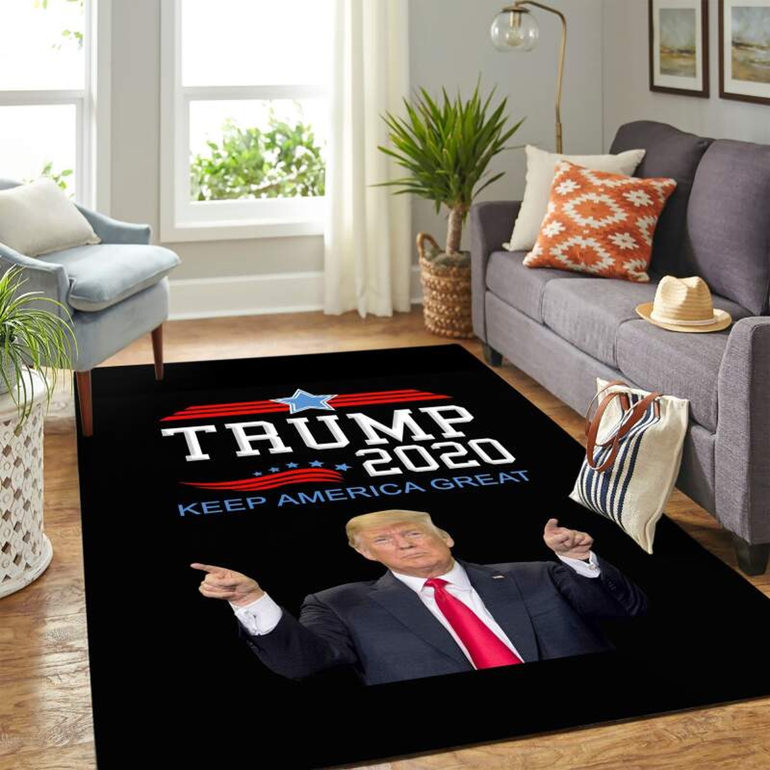 Donald Trump Great Again Carpet Floor Area Rug - Unique Anime Apparel for Fans