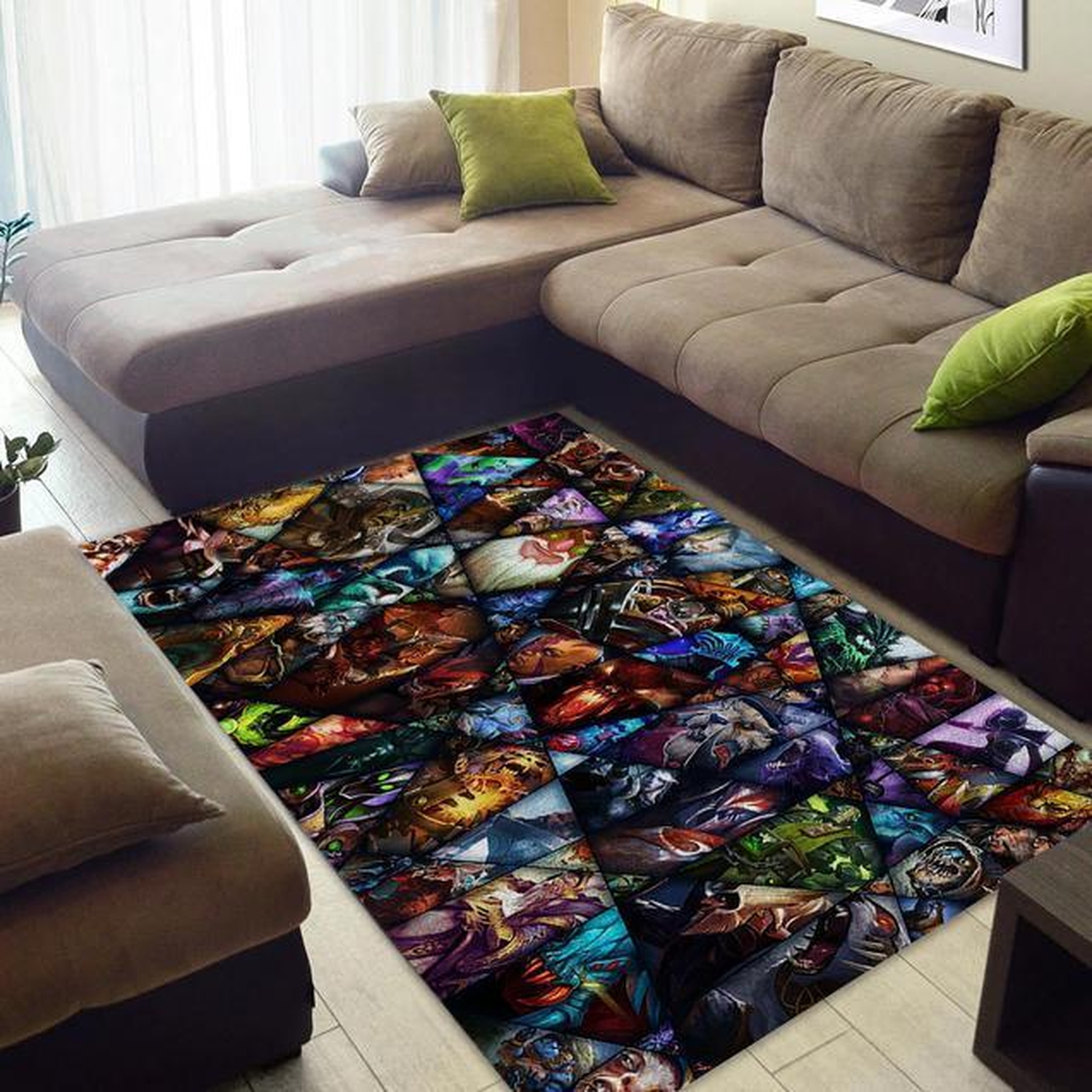 Dota Area Rug - Unique Anime Apparel for Fans