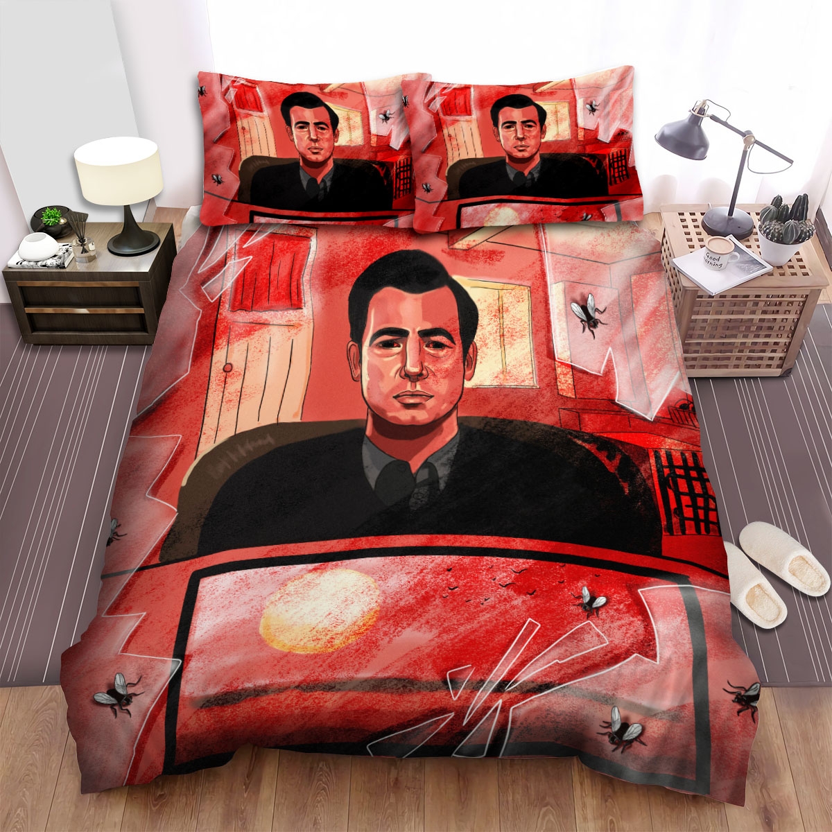 Dracula (2020) Movie Poster Artwork Ver 2 Bed Sheets Spread Duvet Cover Bedding Set - Unique Anime Apparel for Fans
