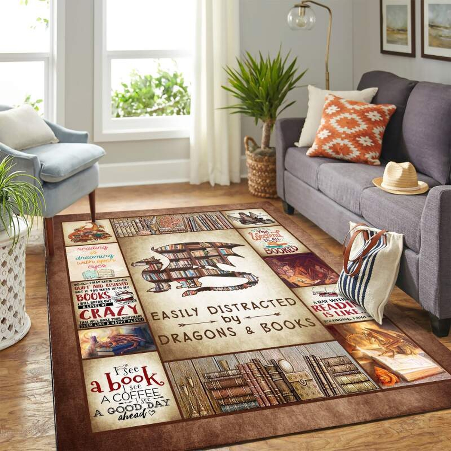 Dragon Book Quilt Mk Carpet Area Rug - Unique Anime Apparel for Fans