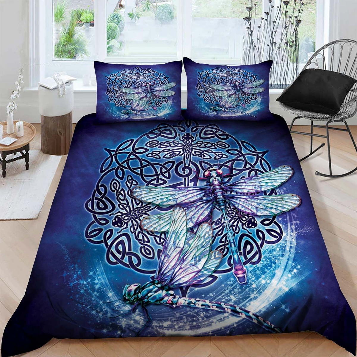 Dragonfly Bed Sheets Spread Duvet Cover Bedding Set - Unique Anime Apparel for Fans