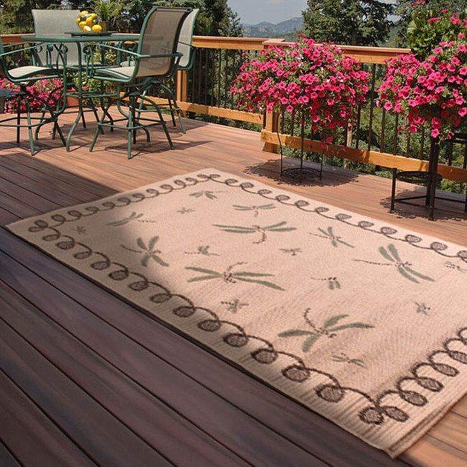 Dragonfly Natural Limited Edition Rug - Unique Anime Apparel for Fans