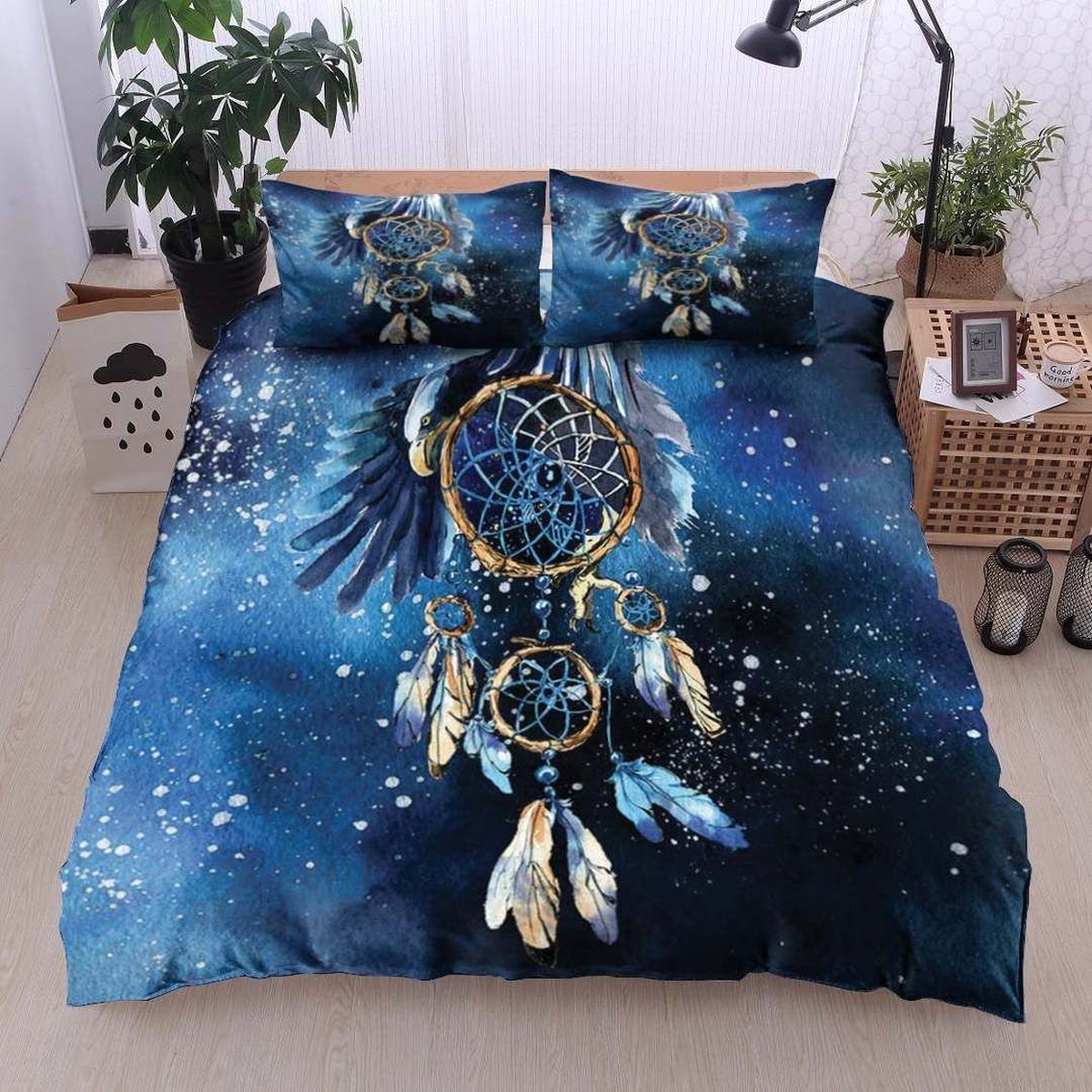 Dream Catcher Bed Sheets Spread Comforter Duvet Cover Bedding Set - Unique Anime Apparel for Fans