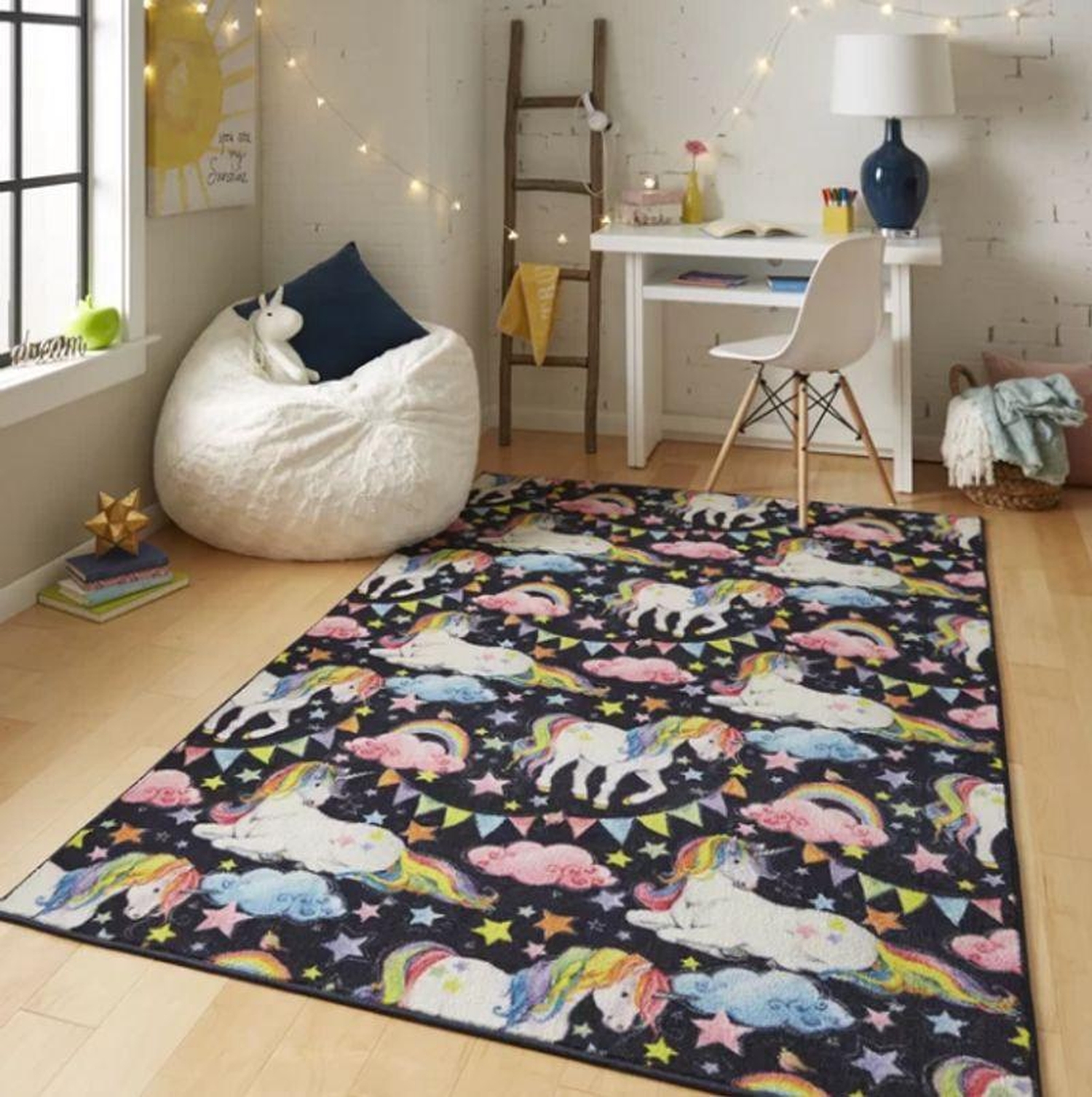Dream Unicorn Rectangle Limited Edition Rug - Unique Anime Apparel for Fans