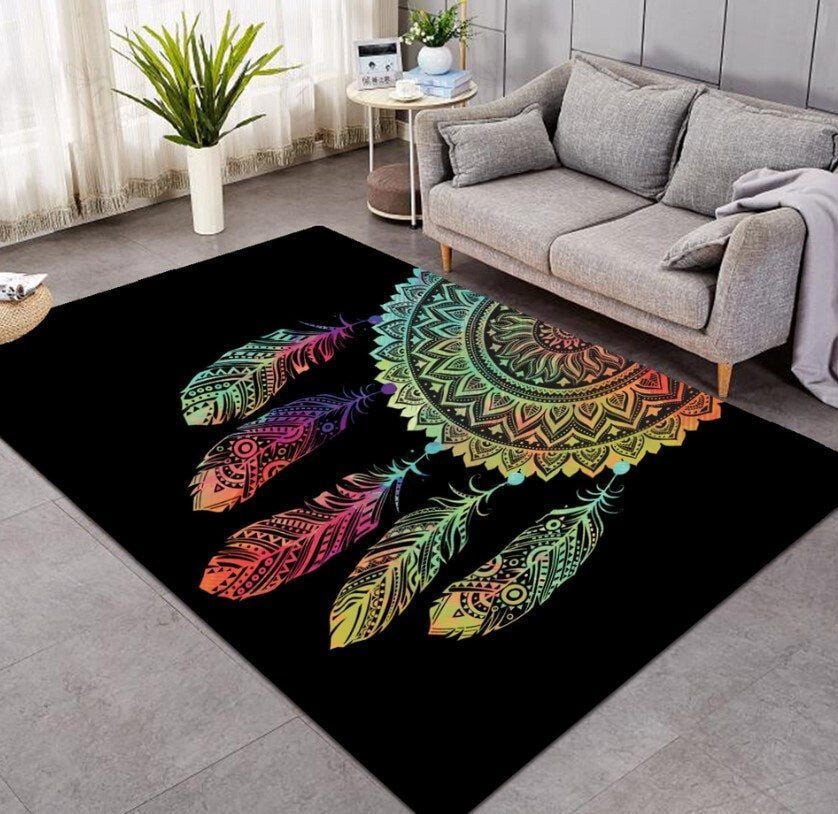 Dreamcatcher Rectangle Rug Decor Area Rugs For Living Room Bedroom Kitchen Rugs Home Carpet Flooring TTG012813